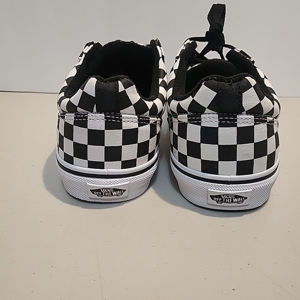 Vans Seldan Checkerboard Skate Shoes Canvas Black White Mens Sz 11.5 VN000CT3BA2 - Picture 4 of 8